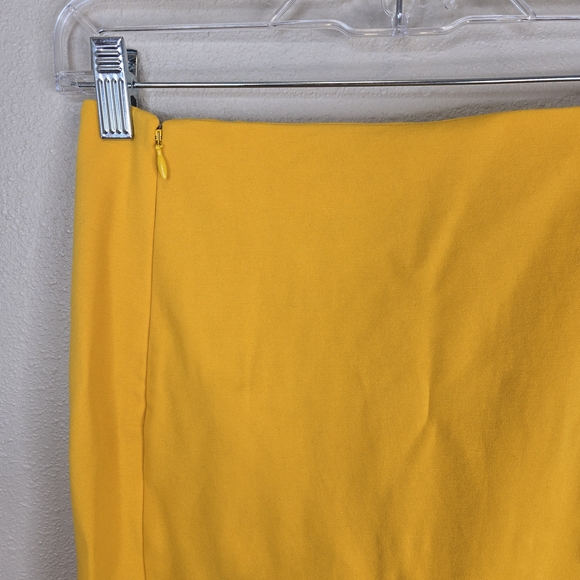 Diane Von Furstenberg Yellow Pencil Skirt Knee-Length Work - Picture 9 of 12